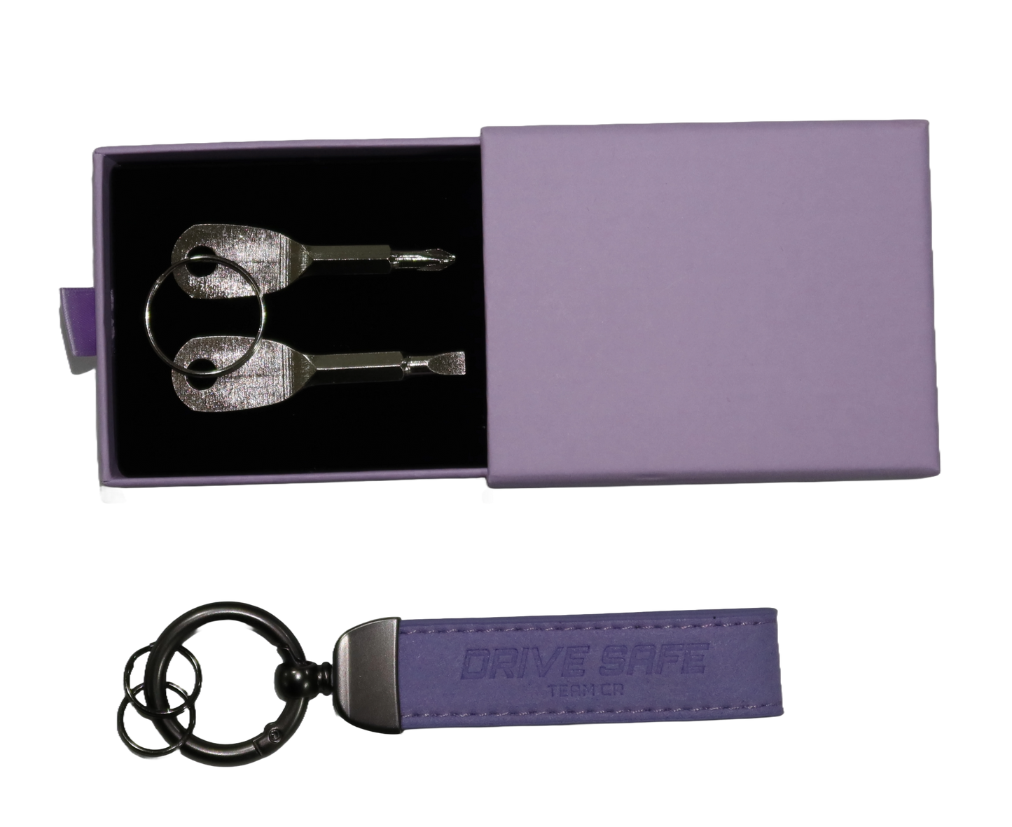 Purple DS Keychain + Screwdriver