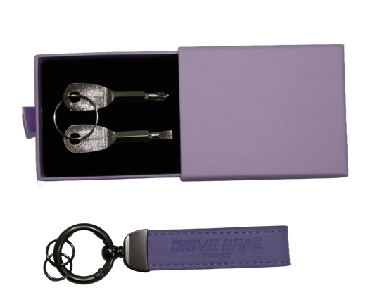 Purple DS Keychain + Screwdriver